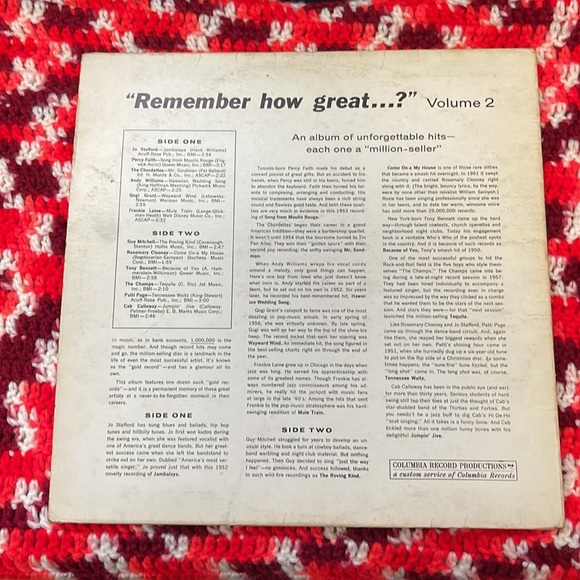 “Remember how great…?” volume 2 LP vinyl record - Picture 2 of 7